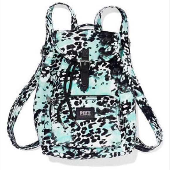 cheetah print backpack victoria's secret